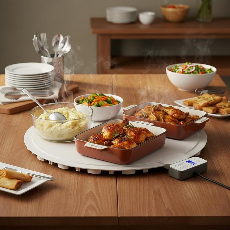 Silicone Heating Mat 24x15 Inc - Portable Food Warmer のレビューと価格