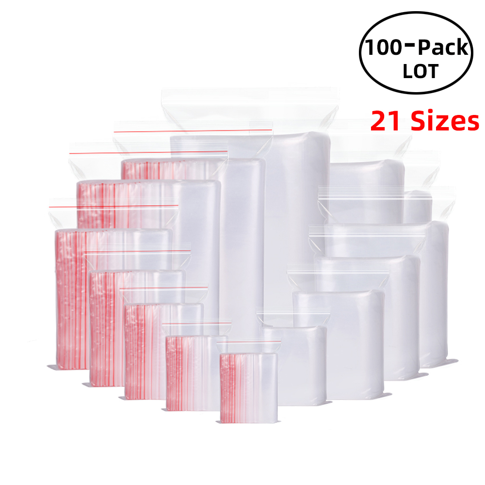 100PCS/Pack Resealable Zip Loc - Lock And Lock Food Storage のレビューと価格