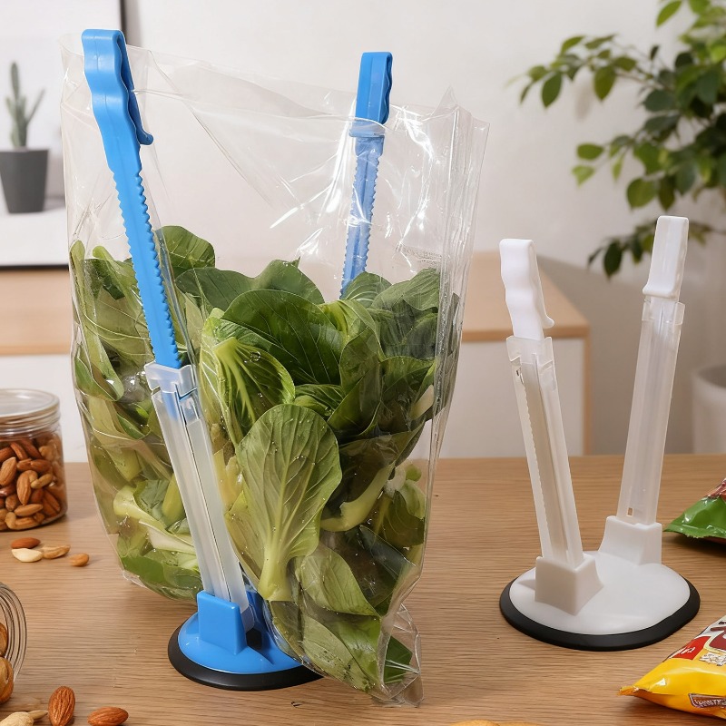 Hands Free Baggy Rack Clip Adj - Food Storage Reusable Bags のレビューと価格