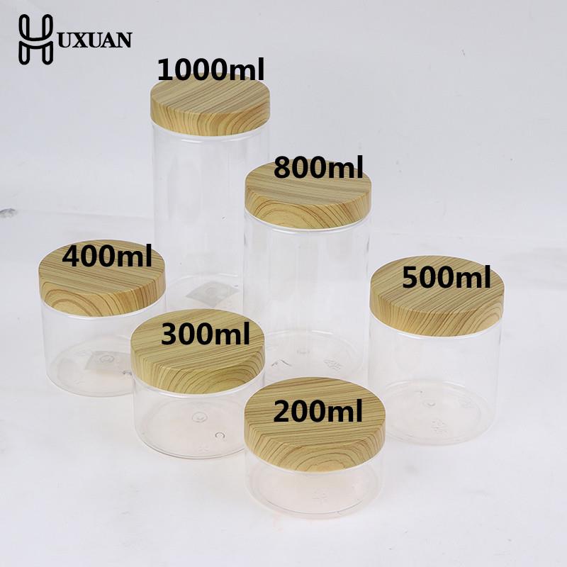 100/200/300/400/500/800/1000ml - Food Storage Jars With Wooden Lids のレビューと価格