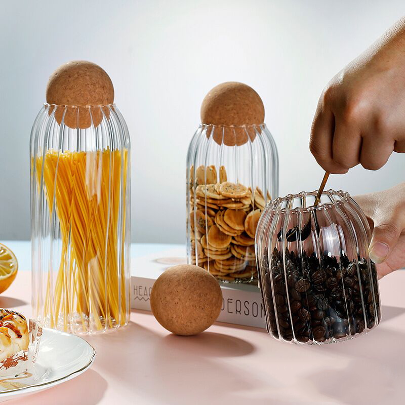 storage glass jar with wooden  - Food Storage Jars With Wooden Lids のレビューと価格