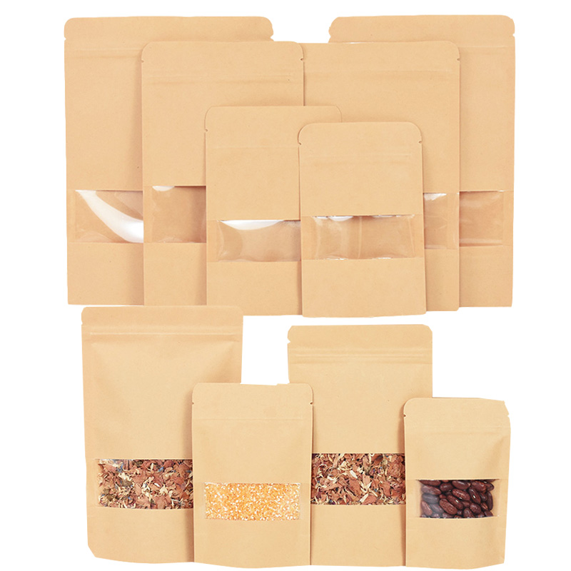 20/50pcs Kraft Paper Zip Lock  - Lock And Lock Food Storage のレビューと価格