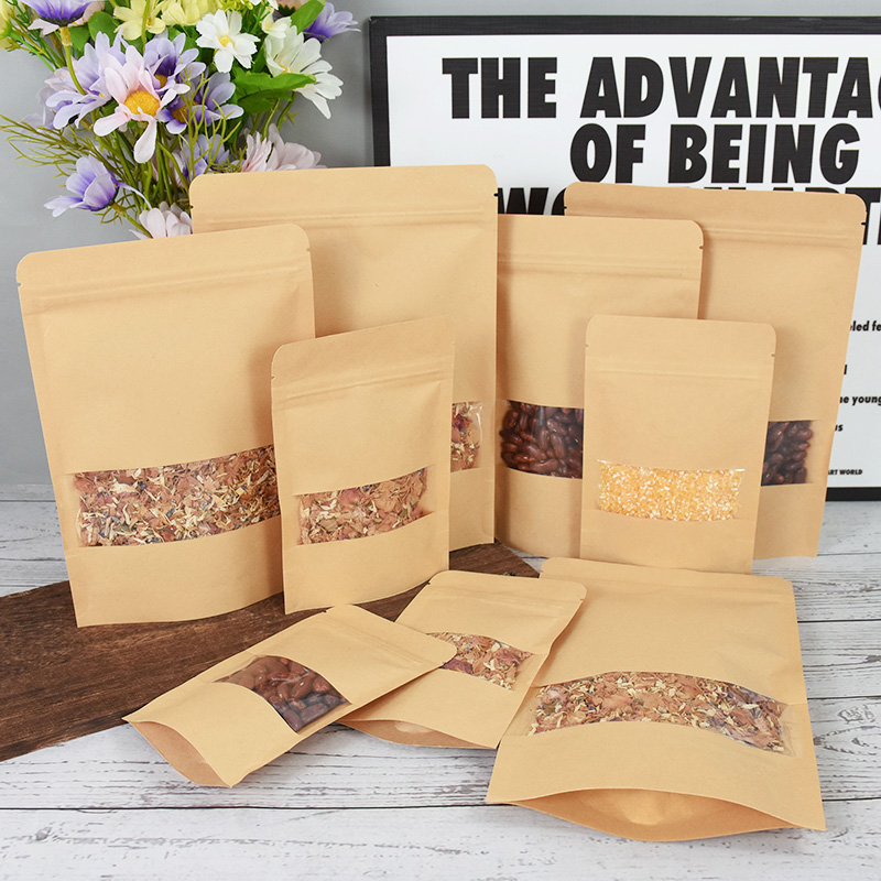 20/50pcs Kraft Paper Zip Lock  - Lock And Lock Food Storage のレビューと価格