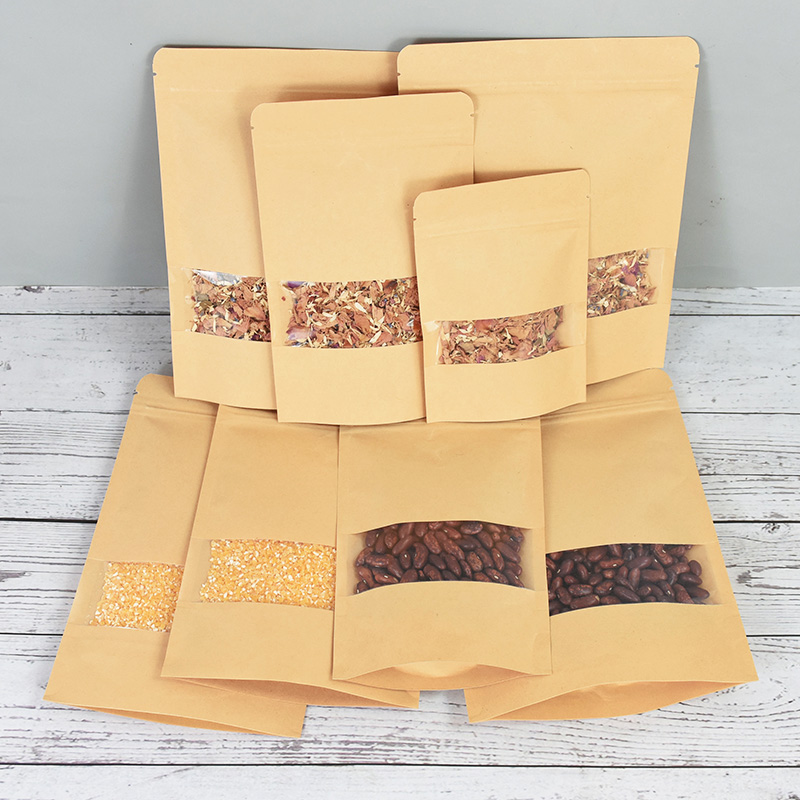 20/50pcs Kraft Paper Zip Lock  - Lock And Lock Food Storage のレビューと価格