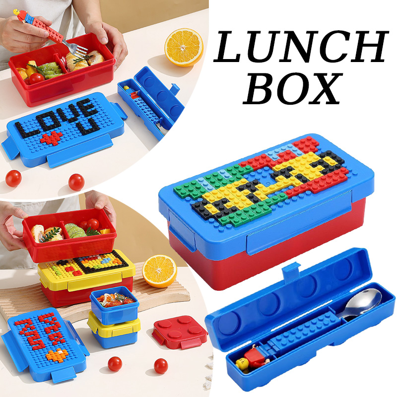 Building Block Lunch Box Color - Food Storage Building のレビューと価格