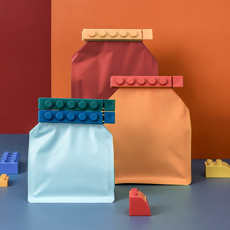 4pcs Building Block Snack Seal - Food Storage Building のレビューと価格