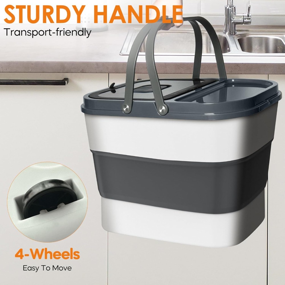 35lbs Collapsible Dog Food Con - Food Storage Small のレビューと価格