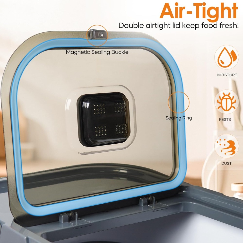 35lbs Collapsible Dog Food Con - Food Storage Small のレビューと価格