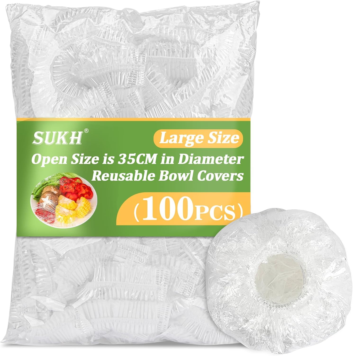 100PCS Bowl Covers Reusable -  - Food Storage Bowls のレビューと価格