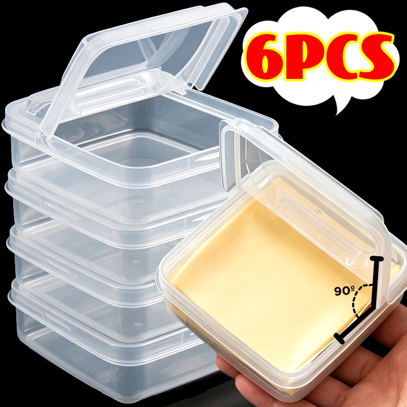 Transparent Sliced Cheese Cont - Food Storage Freezer Containers のレビューと価格