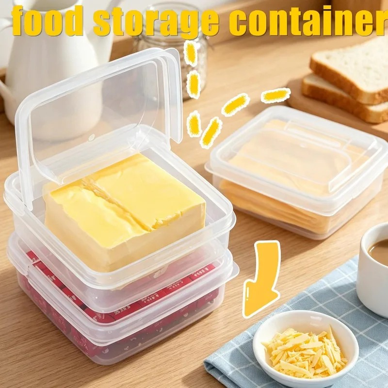 Transparent Sliced Cheese Cont - Food Storage Freezer Containers のレビューと価格