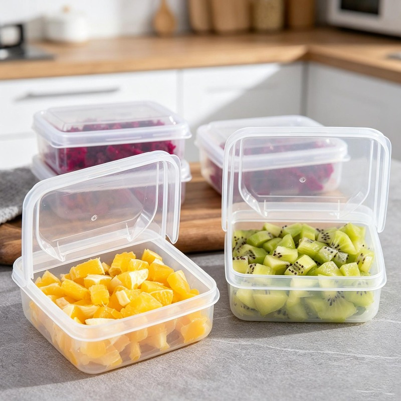 Transparent Sliced Cheese Cont - Food Storage Freezer Containers のレビューと価格