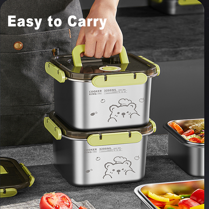 COOKER KING 420ml-6200ml Large - Food Storage Lunch Box のレビューと価格