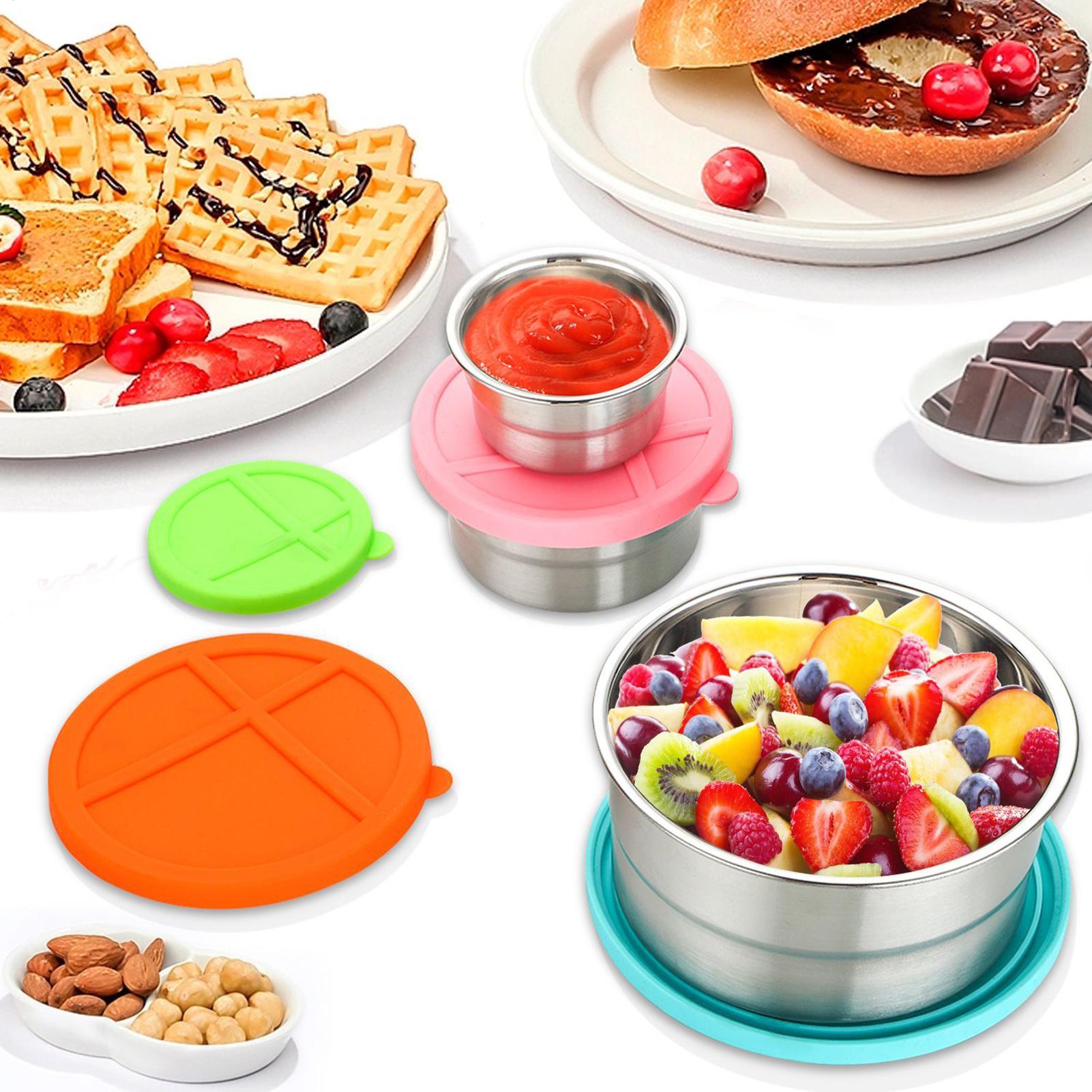 Metal Food Container 5 Pieces  - Food Storage Lunch Box のレビューと価格