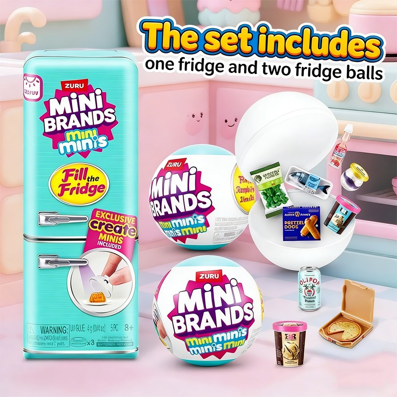 Mini Surprise Ball Fridge Toy, - Food Storage Small のレビューと価格