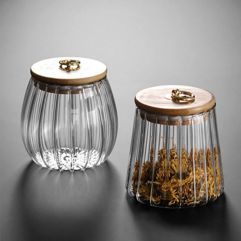 Food Container Kitchen Storage - Food Storage Jars With Wooden Lids のレビューと価格