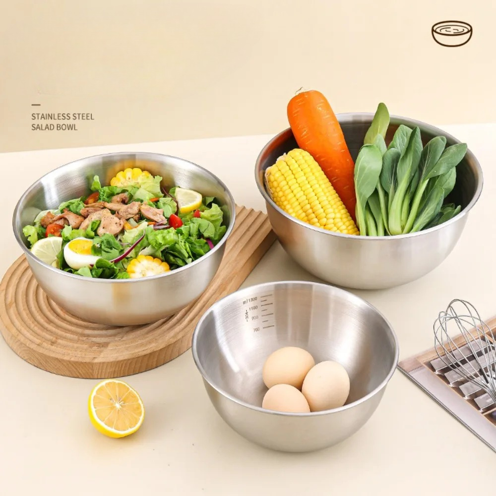 3pcs Stainless Steel Bowl Set  - Food Storage Bowls のレビューと価格