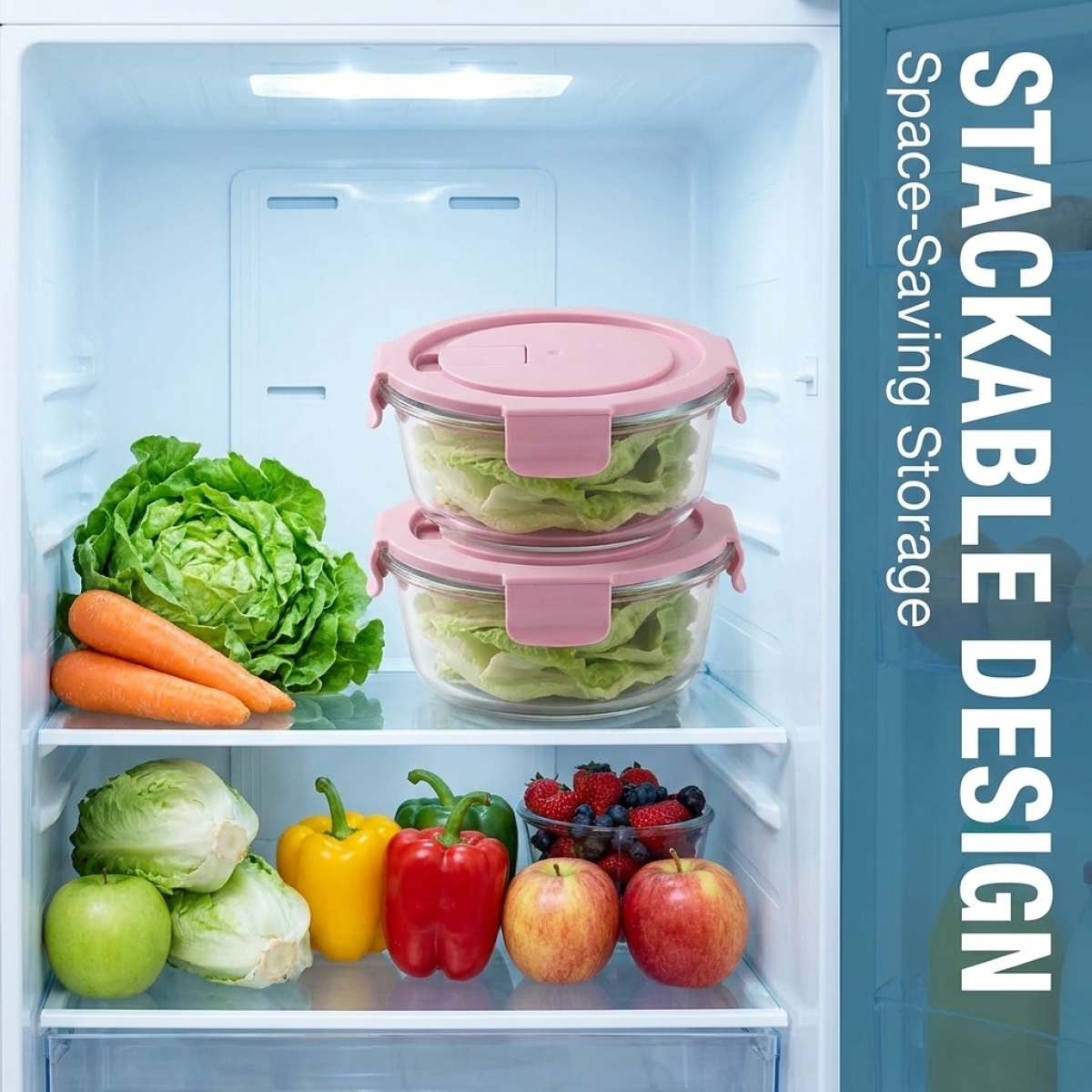 Pink Cartoon Sushi Round Glass - Lock And Lock Food Storage のレビューと価格
