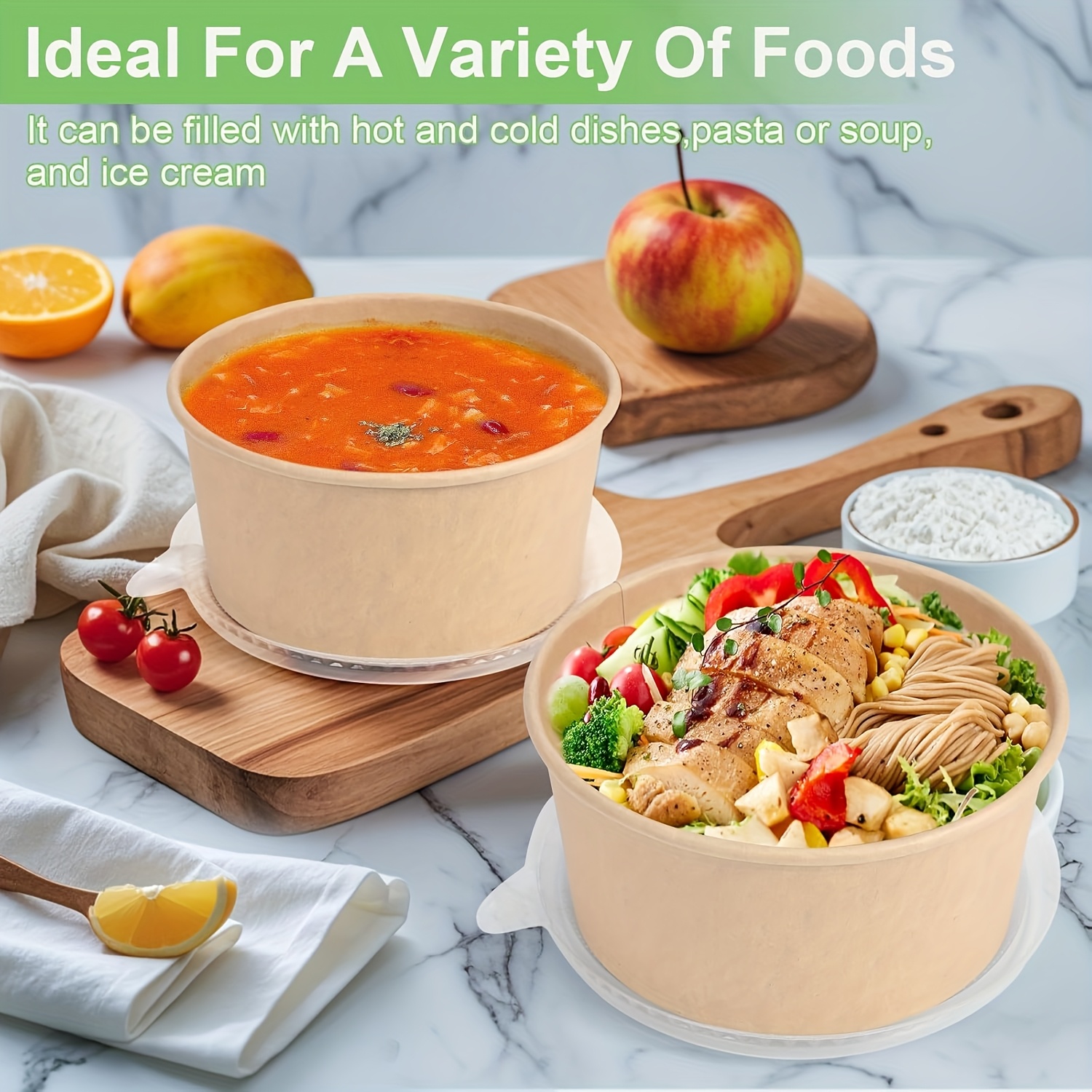 25Oz/750Ml 25/50 Pack Paper Bo - Food Storage Lunch Box のレビューと価格