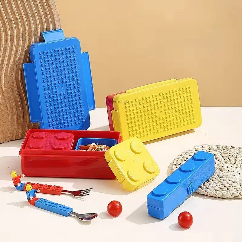 DIY Building Block Lunch Box M - Food Storage Building のレビューと価格
