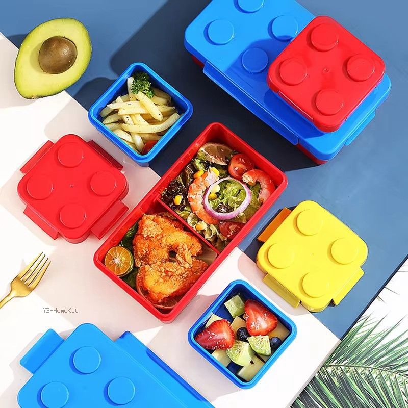 DIY Building Block Lunch Box M - Food Storage Building のレビューと価格