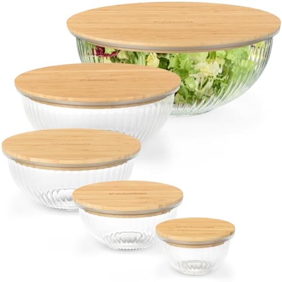 Stackable Space-Saving Set of  - Food Storage Bowls のレビューと価格