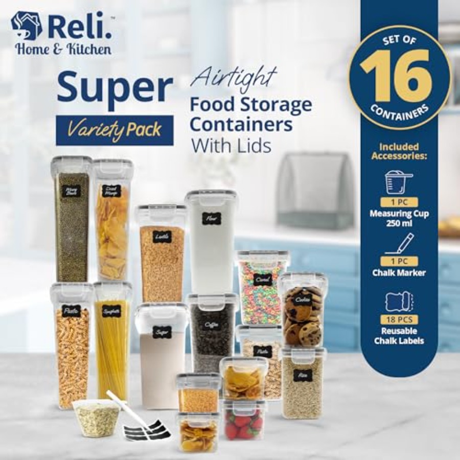 Airtight Food Storage Containe - Food Storage Kitchen のレビューと価格