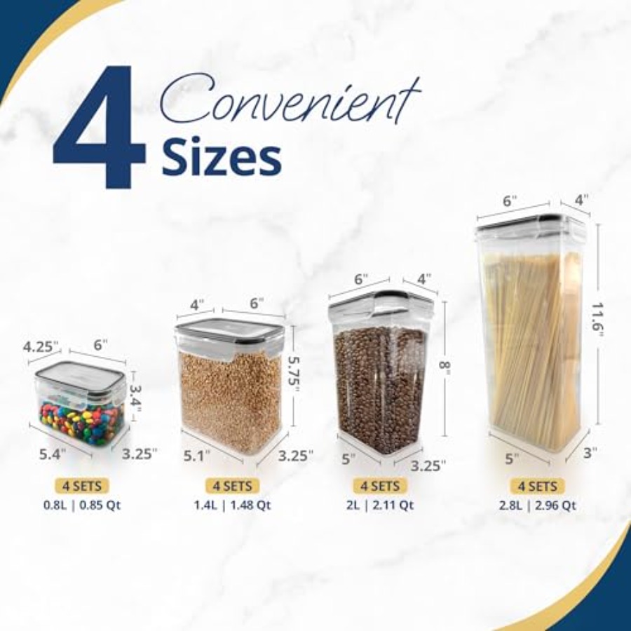 Airtight Food Storage Containe - Food Storage Kitchen のレビューと価格