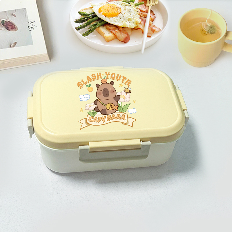 Capybara Bento Lunch Box Carto - Food Storage Kitchen のレビューと価格