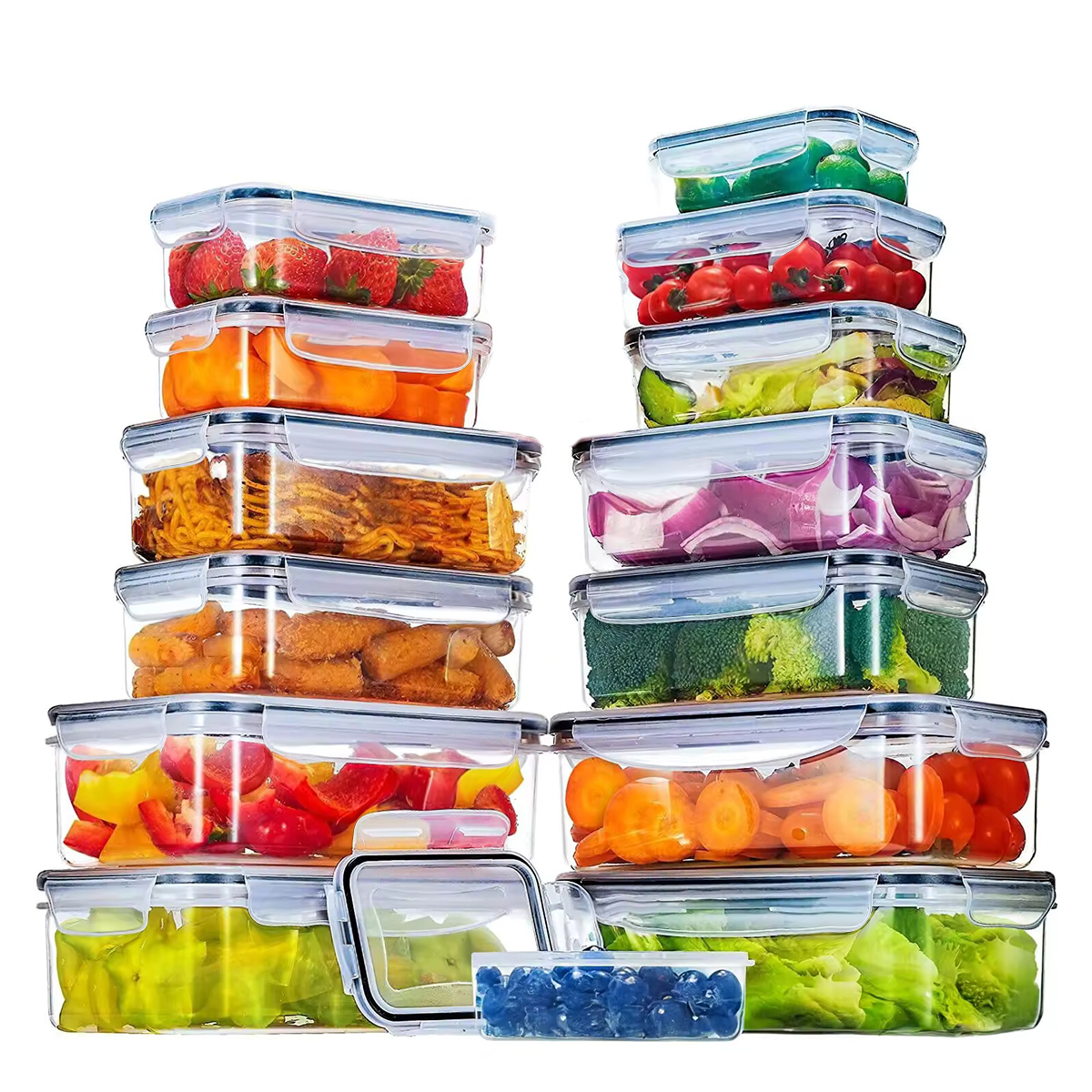 34PCS-Assorted Size Airtight F - Food Storage Freezer Containers のレビューと価格