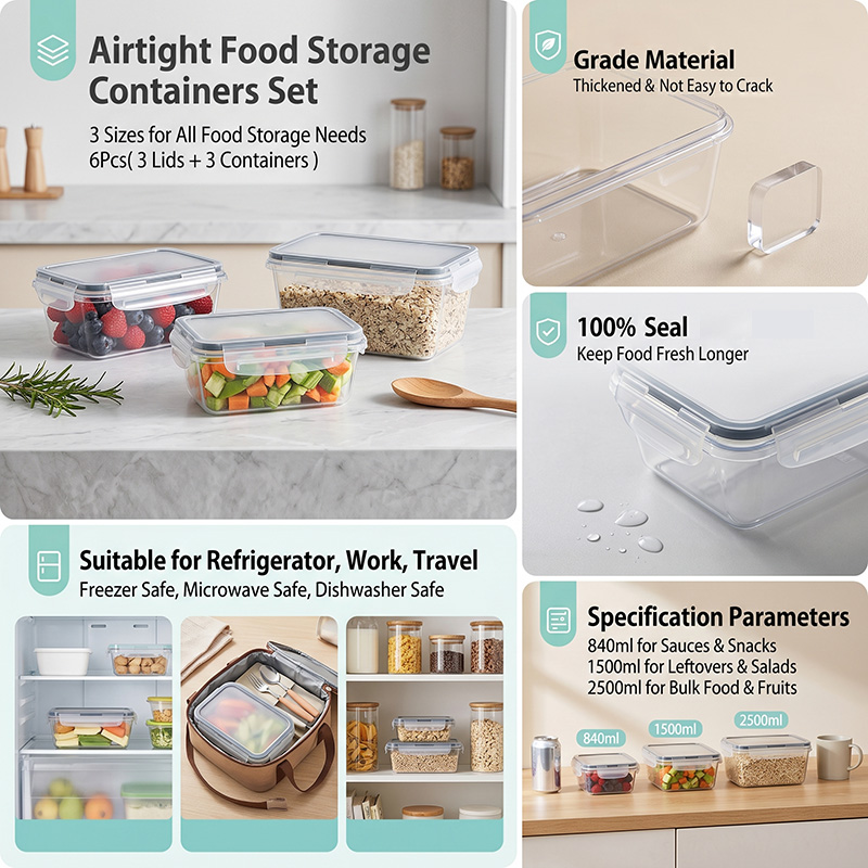 34PCS-Assorted Size Airtight F - Food Storage Freezer Containers のレビューと価格