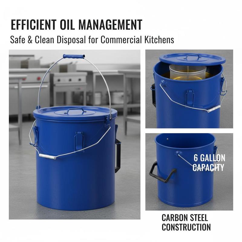 Carbon Steel Oil Storage Pail  - Lock And Lock Food Storage のレビューと価格
