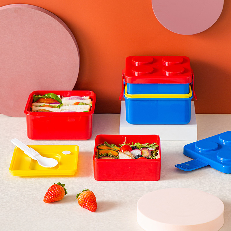 DIY Building Block Lunch Box M - Food Storage Building のレビューと価格