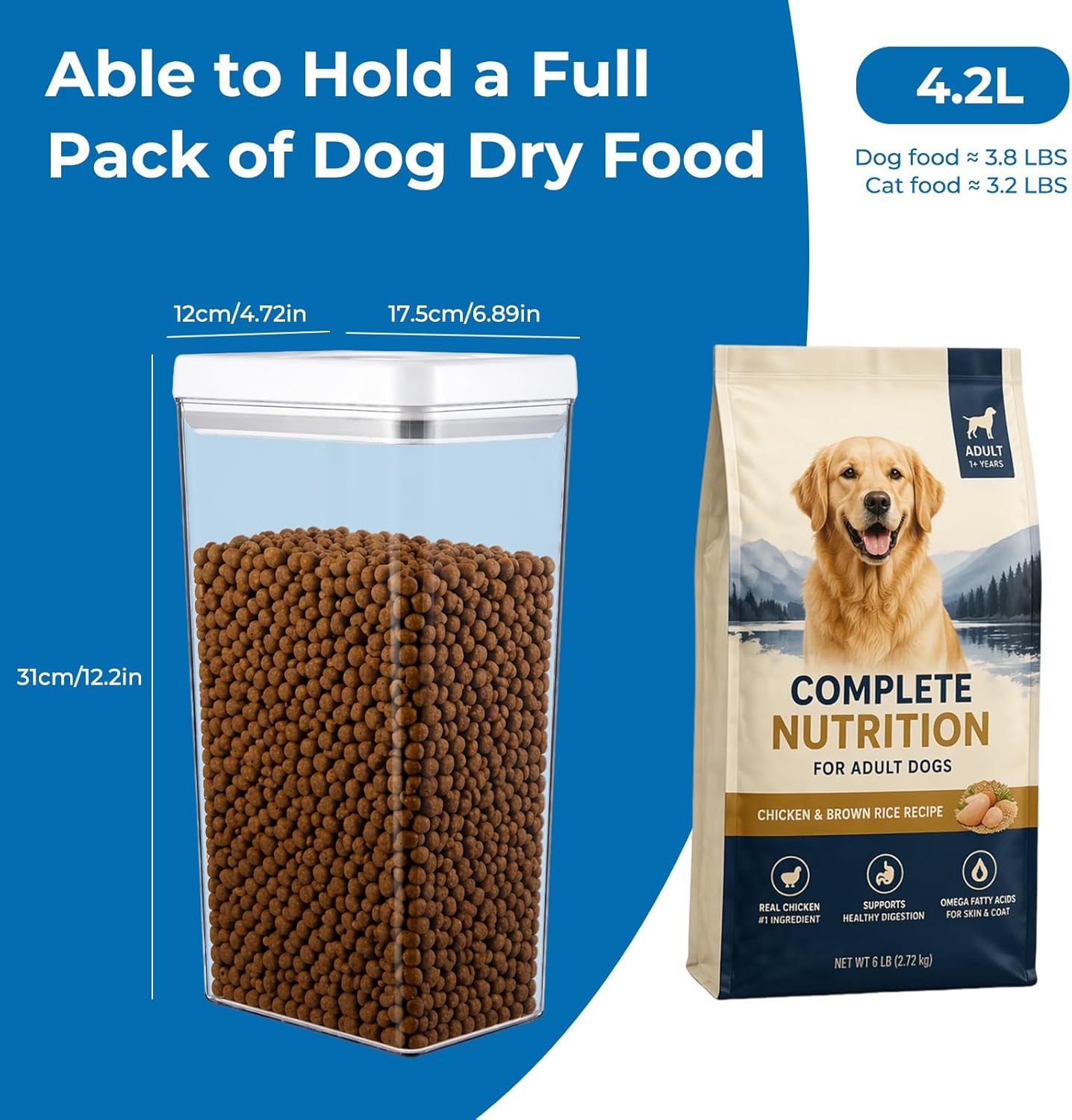 Dog Food Storage Containers wi - Lock And Lock Food Storage のレビューと価格